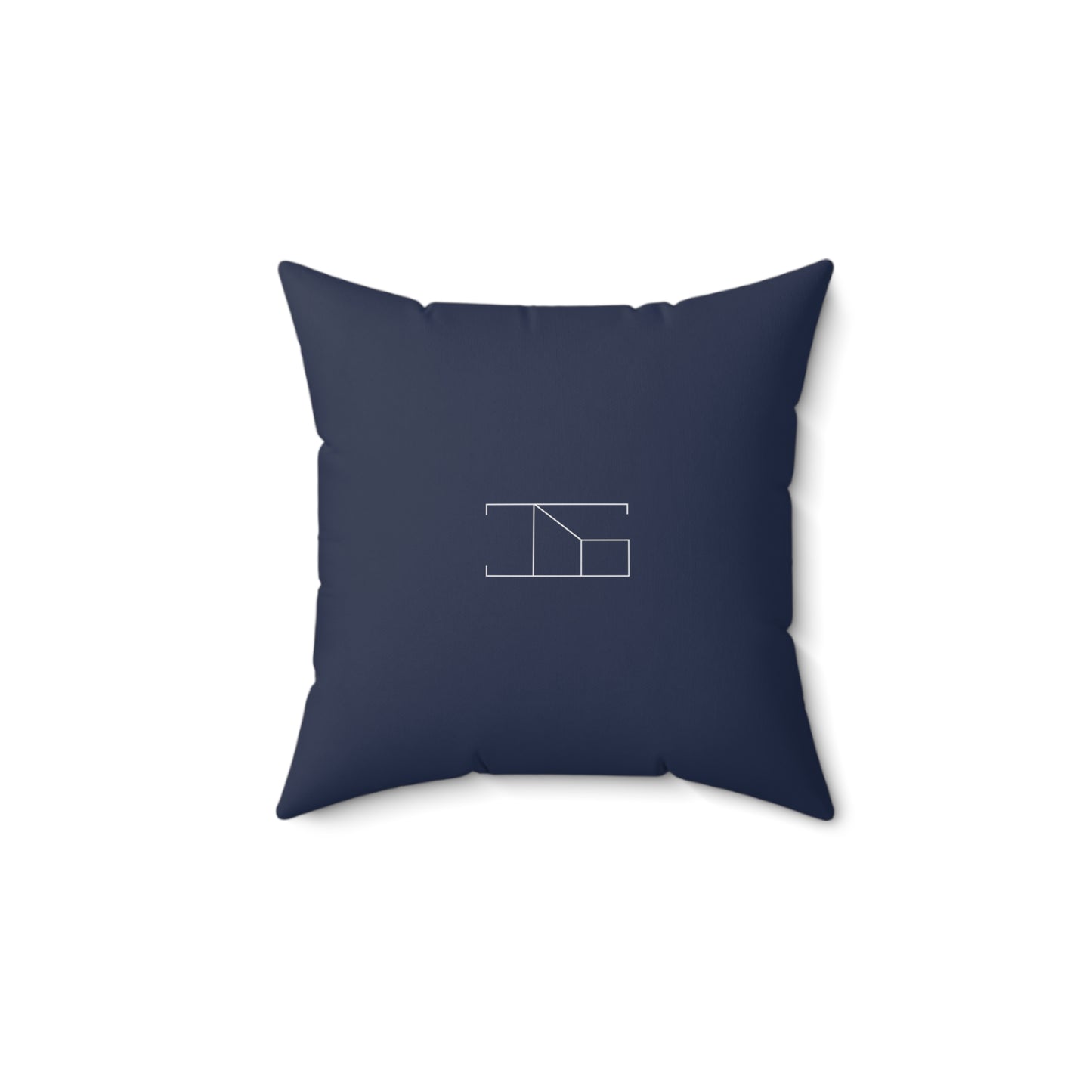 Faux Suede Throw Pillow - Night Cobalt