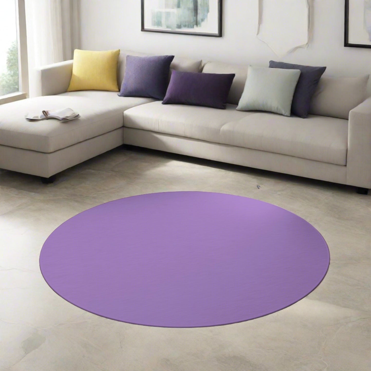 Round Rug - Glicine