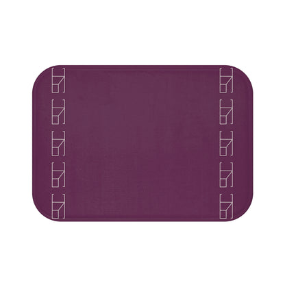 Memory Foam Bath Mat - Plum Wine