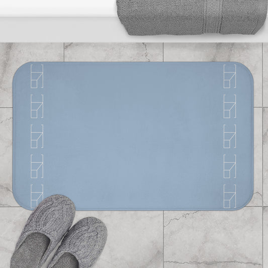 Memory Foam Bath Mat - Blue Mist