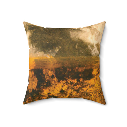 Gilded Twilight Collection - Faux Suede Square Throw Pillow