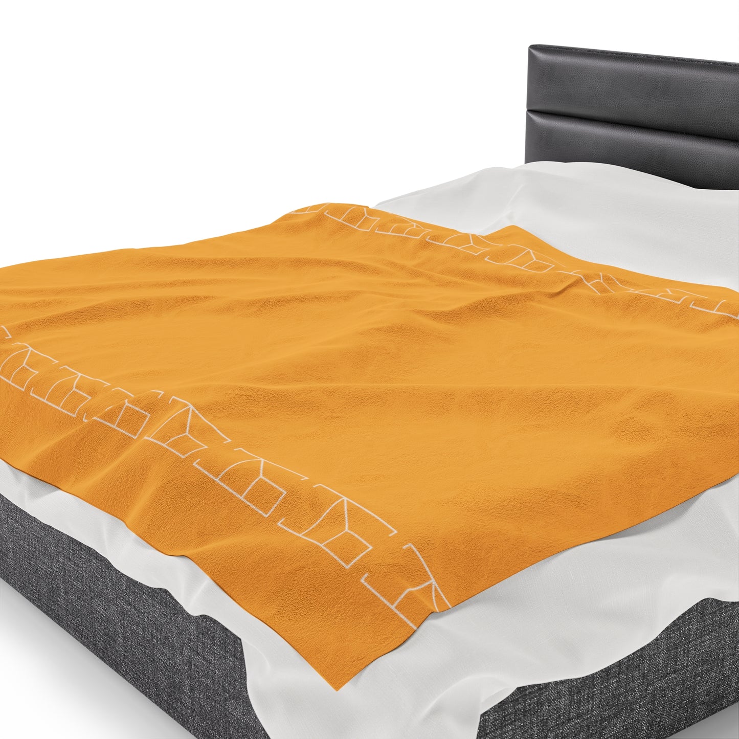 Velveteen Blanket - Hunyadi Orange