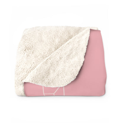 Sherpa Fleece Blanket - Cherry Blossom