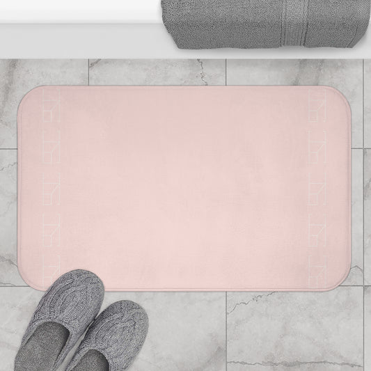 Memory Foam Bath Mat - Misty Rose