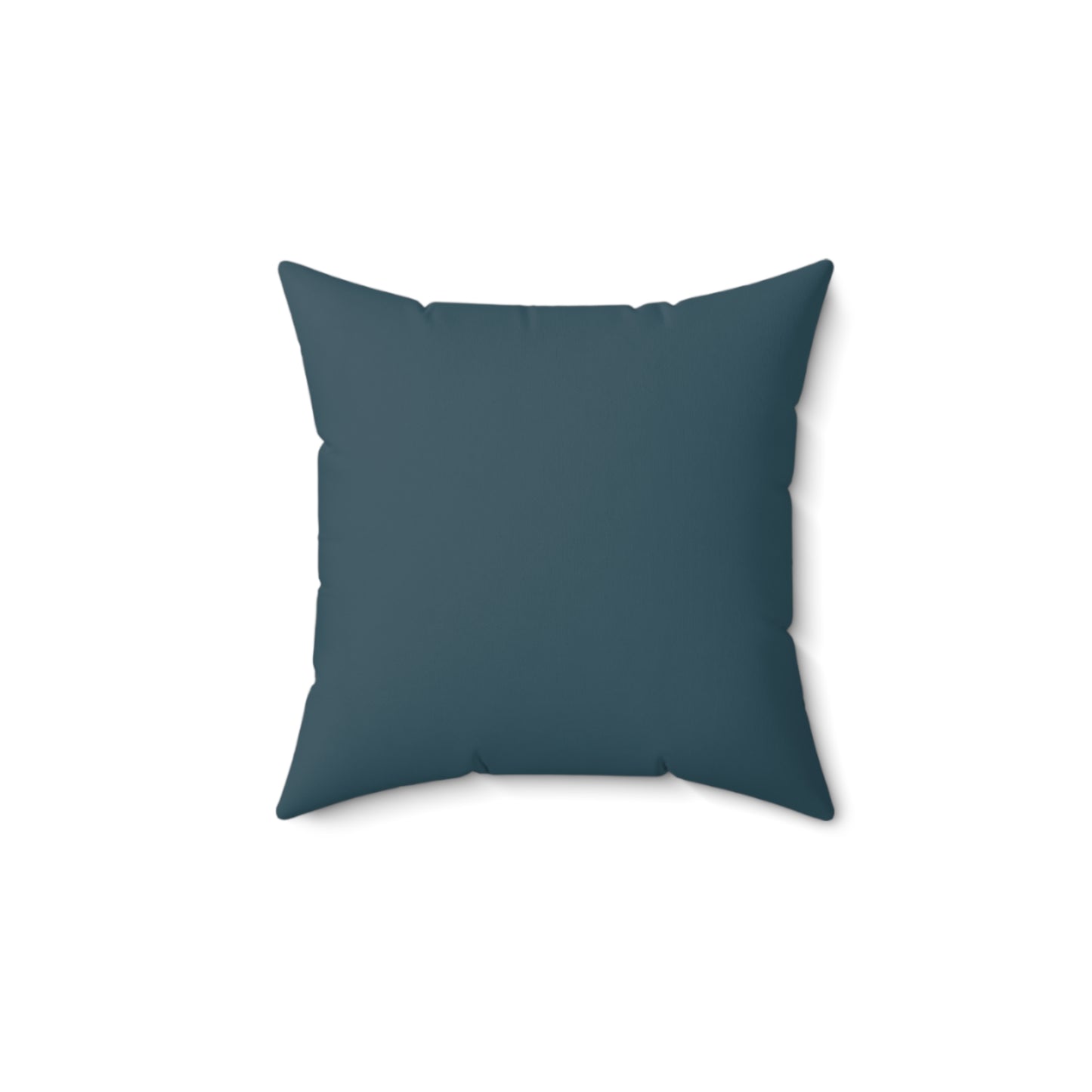 Faux Suede Throw Pillow - Steel Blue