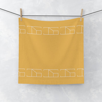 Face Towel - Hunyadi Yellow