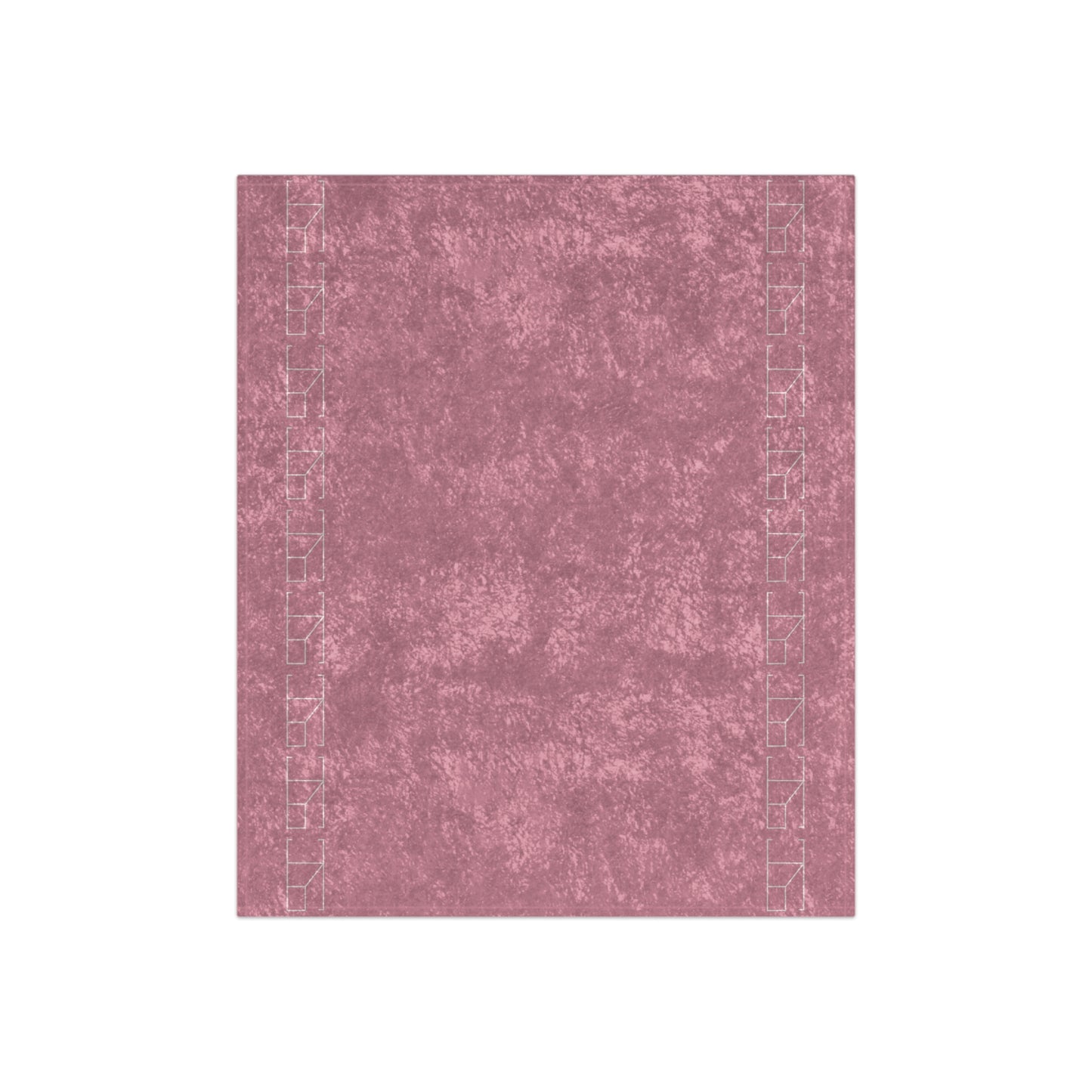 Velveteen Blanket - Vintage Puce Pink