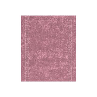 Velveteen Blanket - Vintage Puce Pink