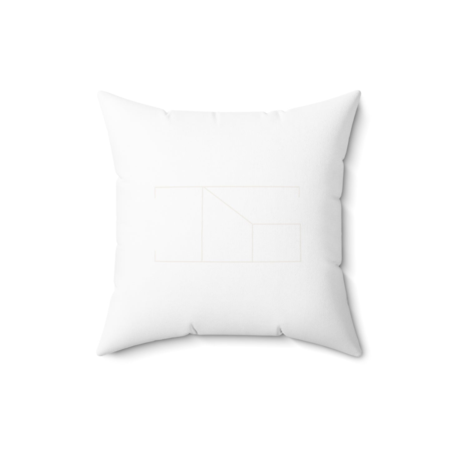 Faux Suede Throw Pillow - Pure White