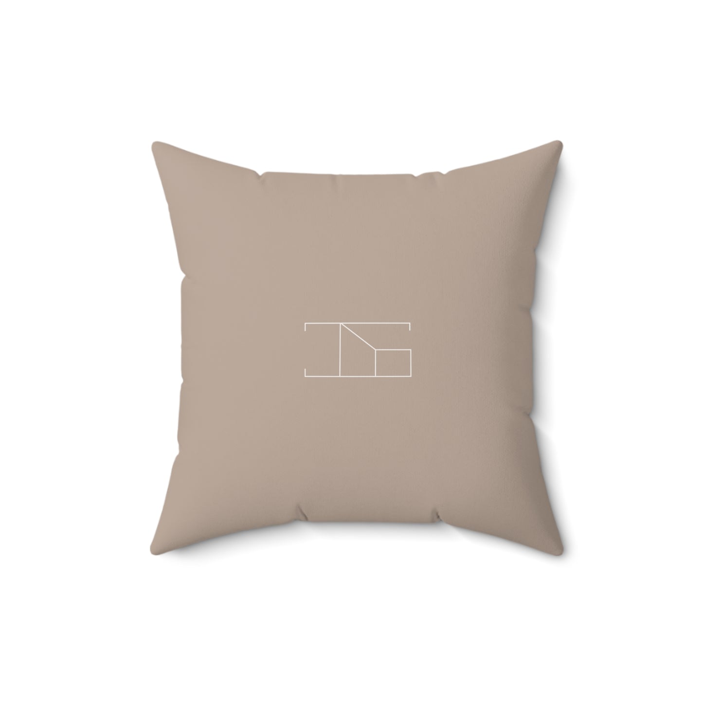 Faux Suede Throw Pillow - Desert Khaki