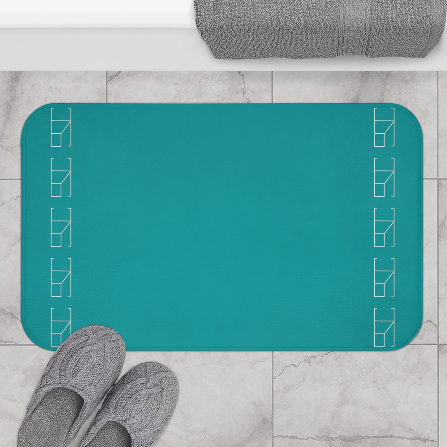 Memory Foam Bath Mat - Verdigris