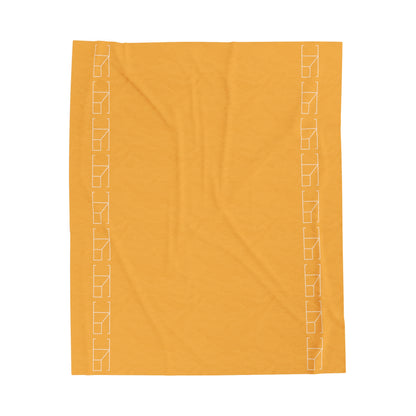Velveteen Blanket - Hunyadi Orange