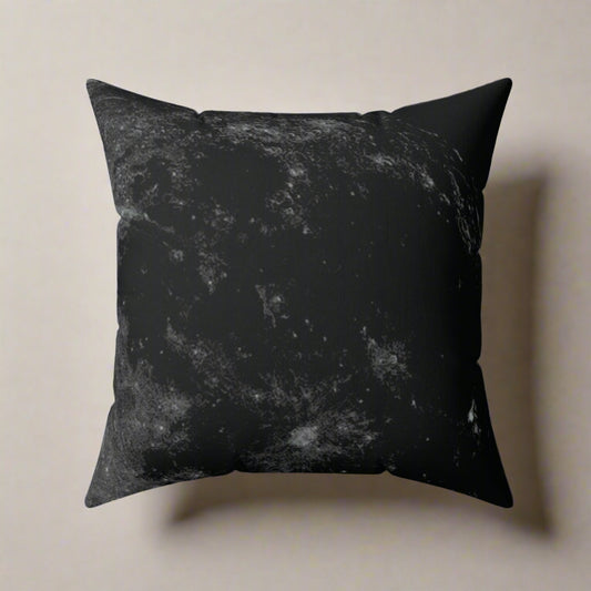 Nocturnal Silence Collection - Faux Suede Square Throw Pillow