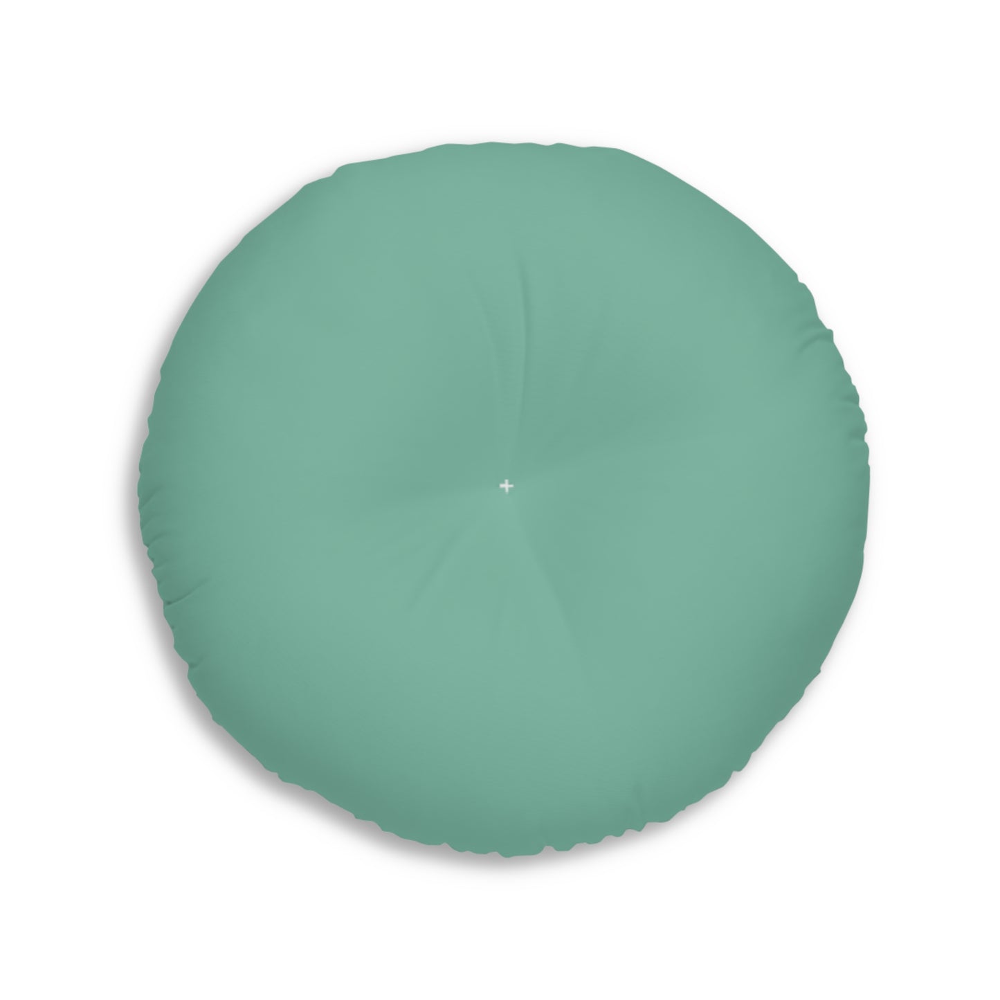 Round Tufted Floor Pillow - Serenity Sage