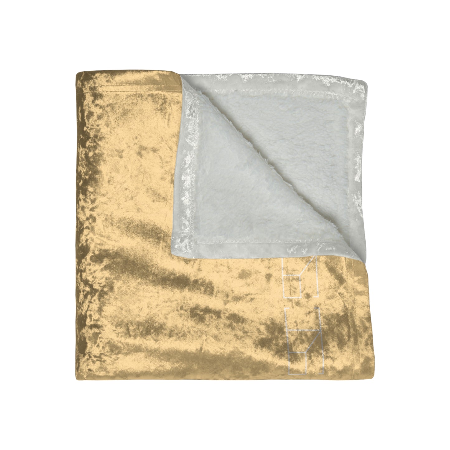 Velveteen Blanket - Yellow Sunrise