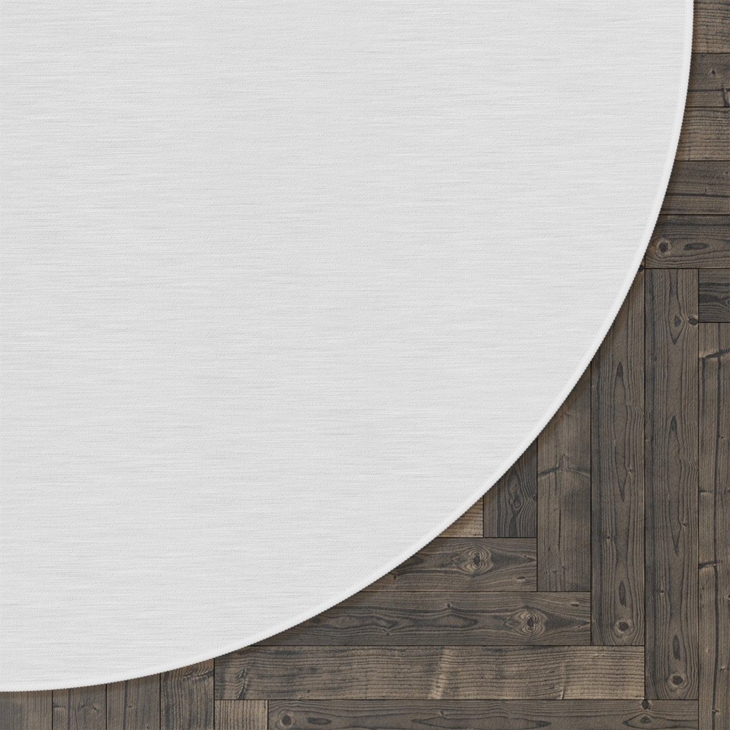 Round Rug - Pure White