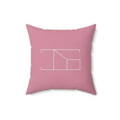 Faux Suede Pillow - Vintage Puce Pink