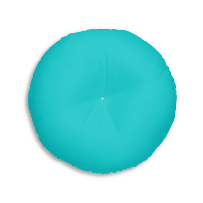 Round Tufted Floor Pillow - Robin Egg