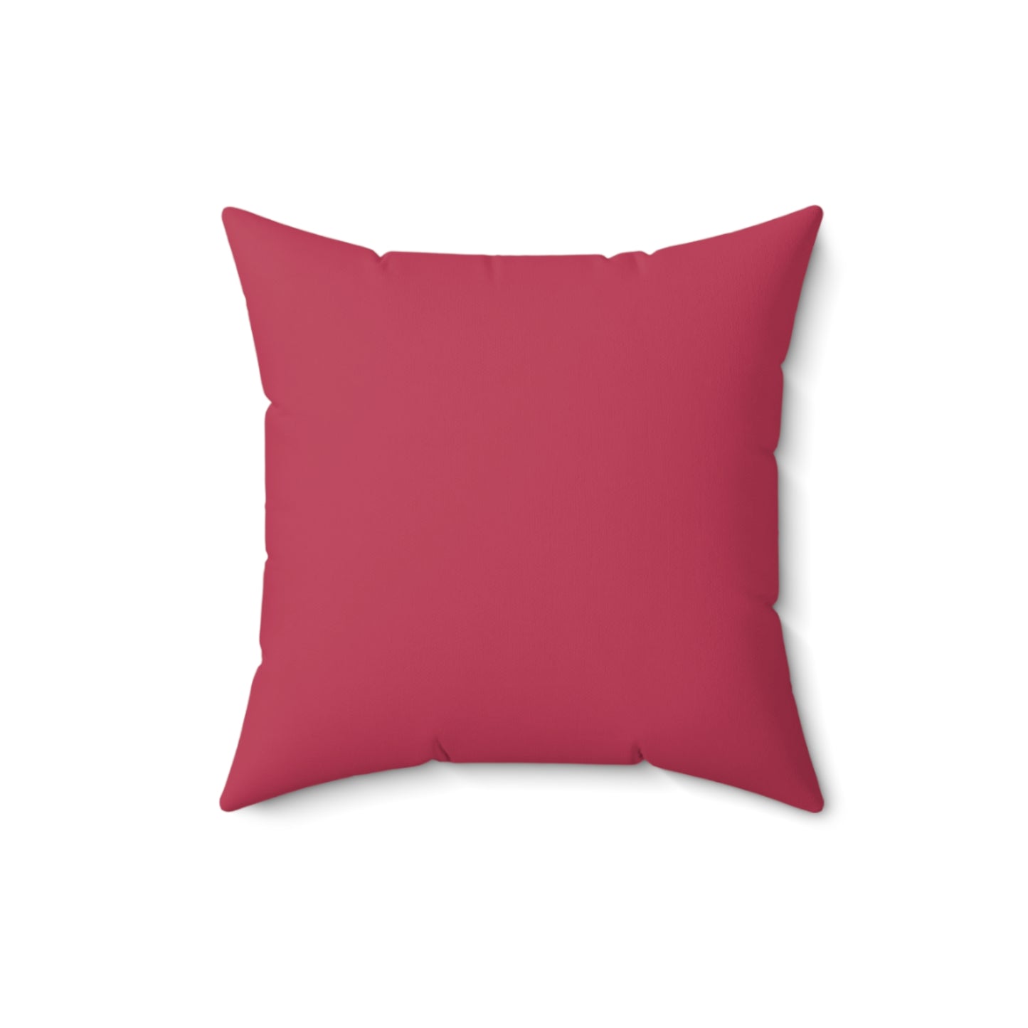 Faux Suede Throw Pillow - Cerise