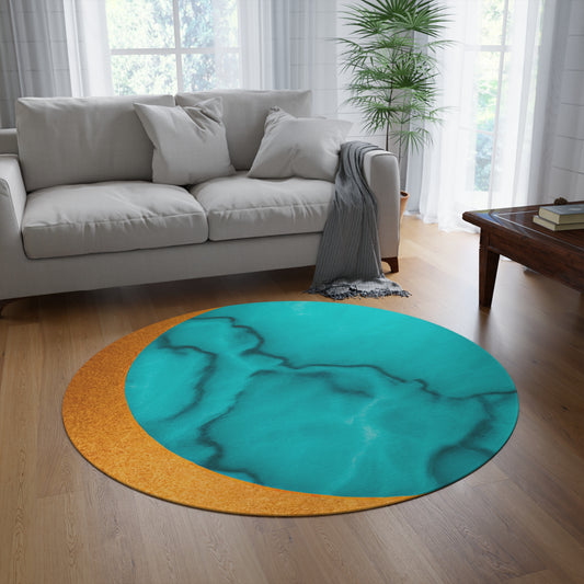 Round Rug - Azure Alchemy Collection