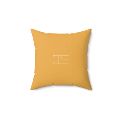 Faux Suede Throw Pillow - Hunyadi Orange