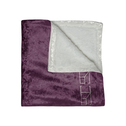 Velveteen Blanket - Plum Wine