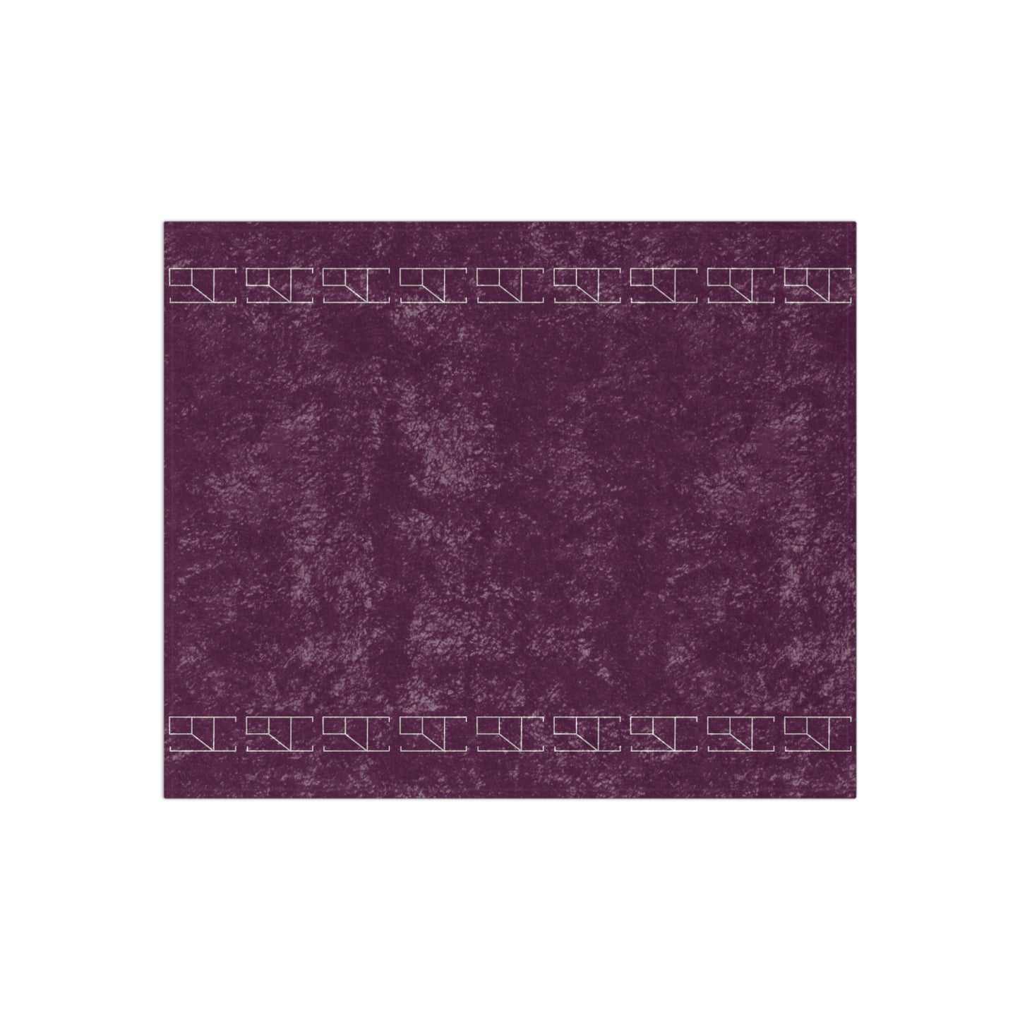 Velveteen Blanket - Plum Wine