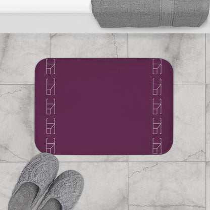 Memory Foam Bath Mat - Plum Wine