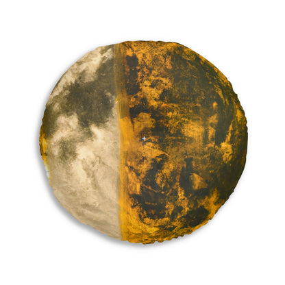 Gilded Twilight Collection - Round Tufted Floor Pillow