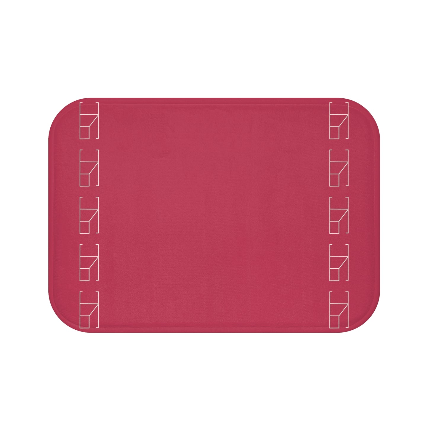 Memory Foam Bath Mat - Cerise