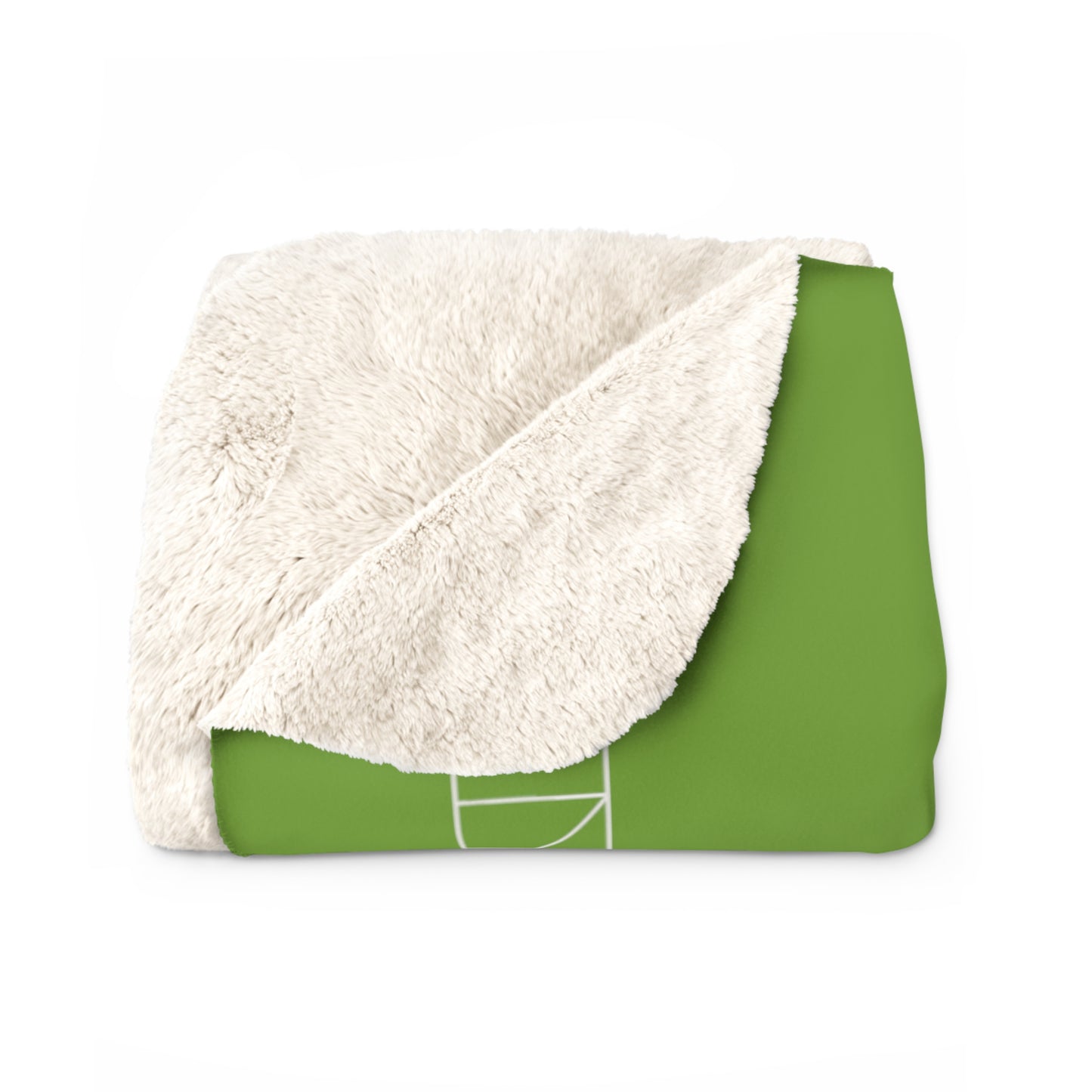 Sherpa Fleece Blanket - Matcha