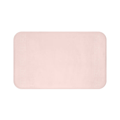 Memory Foam Bath Mat - Misty Rose