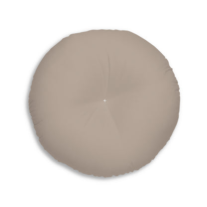 Round Tufted Floor Pillow - Desert Khaki