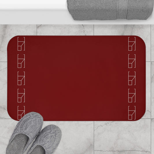 Memory Foam Bath Mat - Barn Red 28