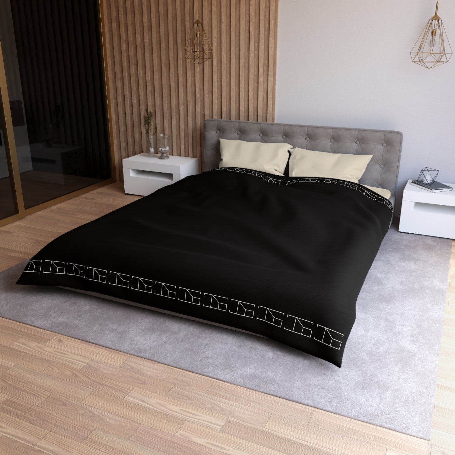 Duvet Cover - Obsidian Noir