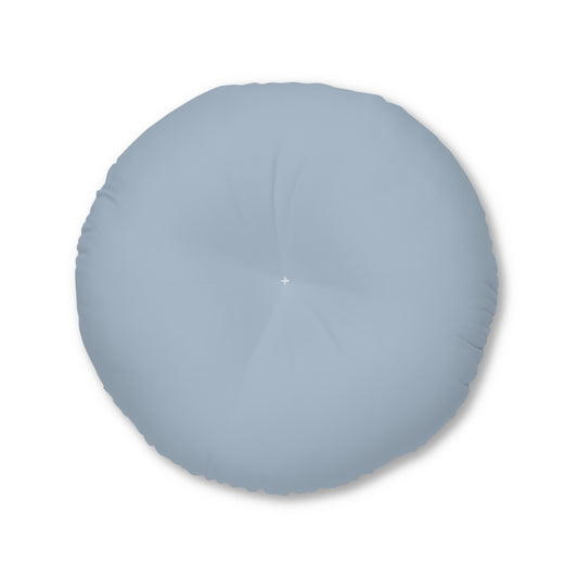Round Tufted Floor Pillow - Pearl Mist