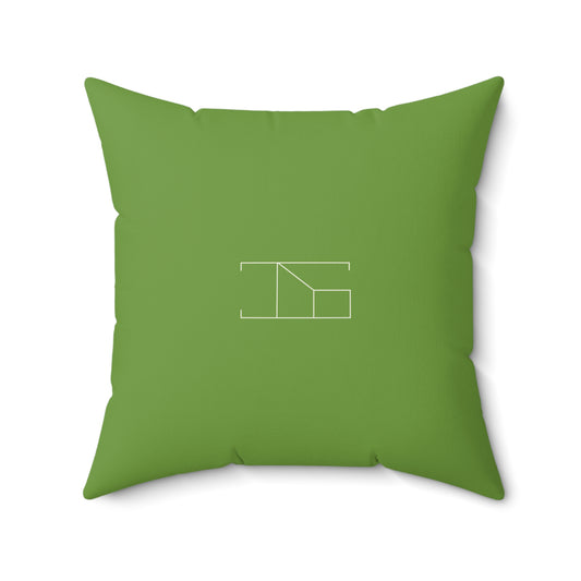 Faux Suede Throw Pillow - Matcha