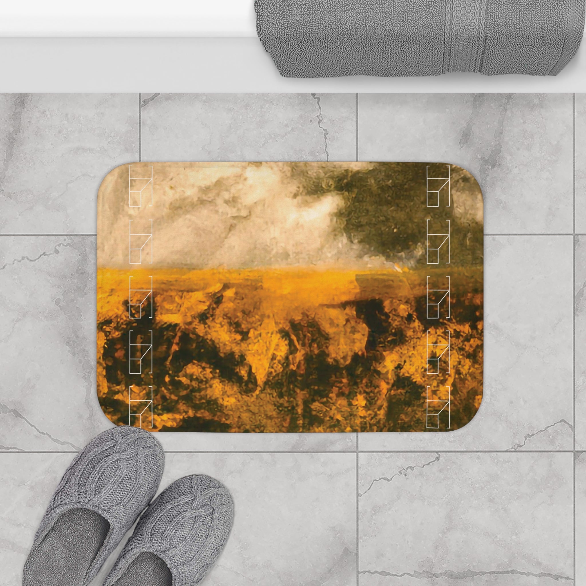 Memory Foam Bath Mat - Gilded Twilight Collection