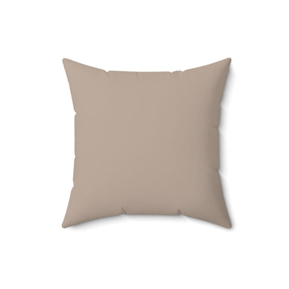 Faux Suede Throw Pillow - Desert Khaki