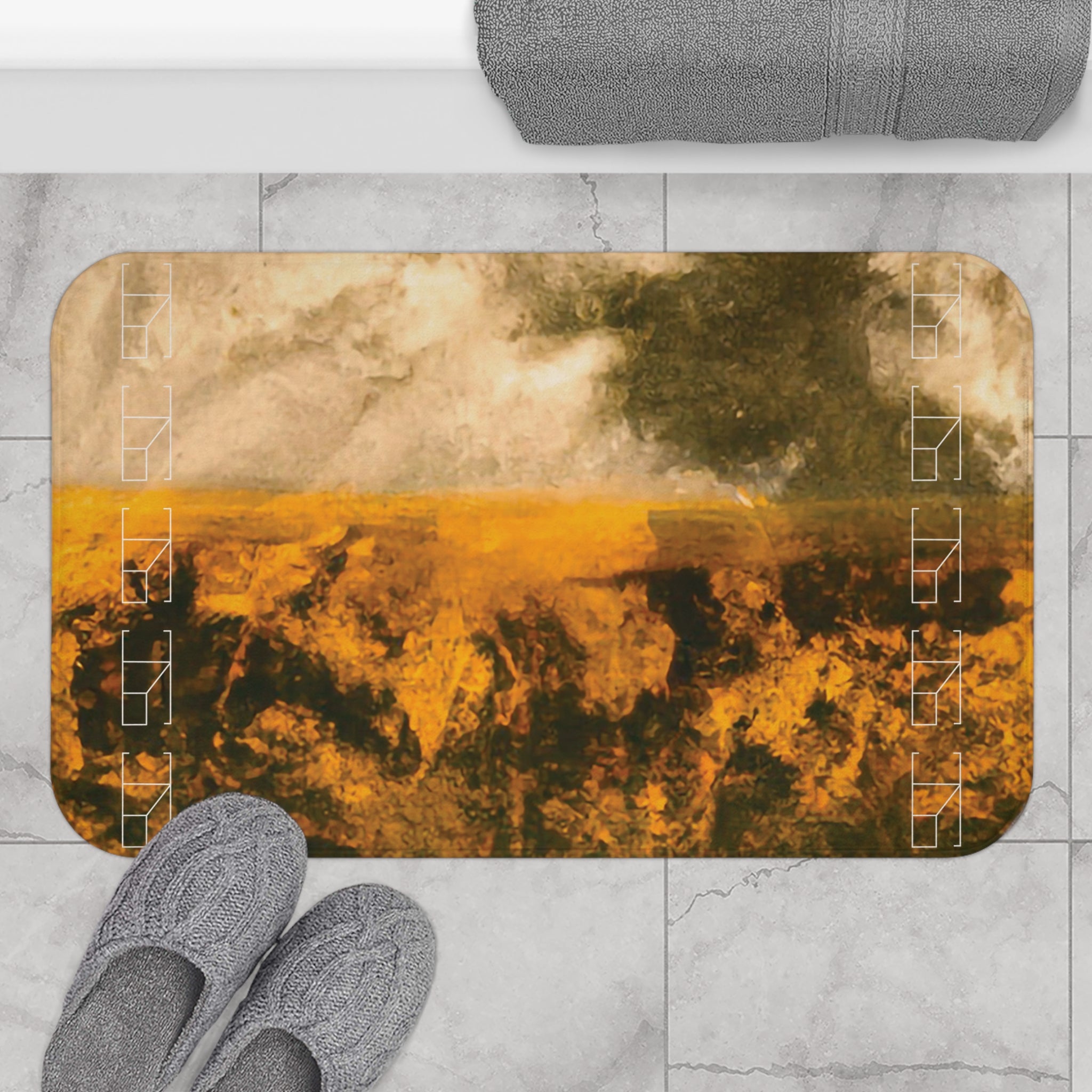 Memory Foam Bath Mat - Gilded Twilight Collection