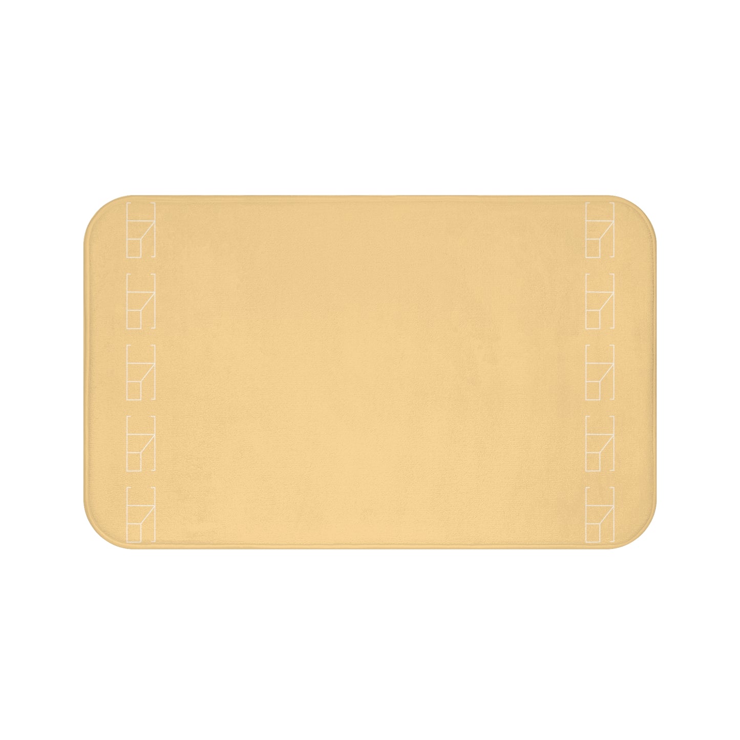 Memory Foam Bath Mat - Yellow Sunrise