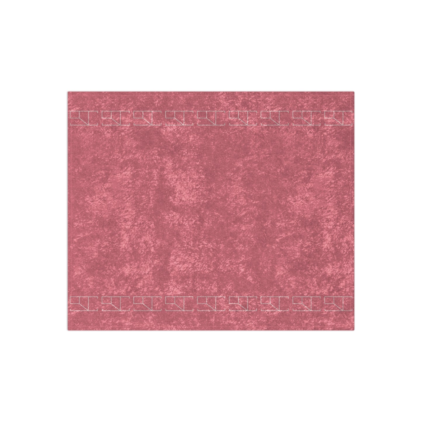 Velveteen Blanket - Light Coral