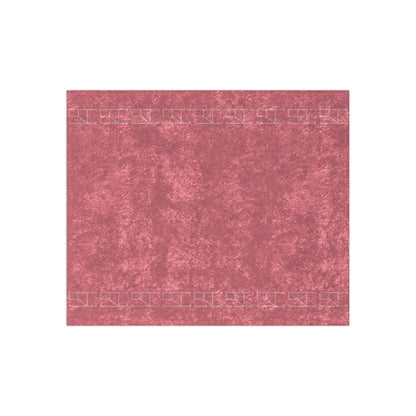 Velveteen Blanket - Light Coral