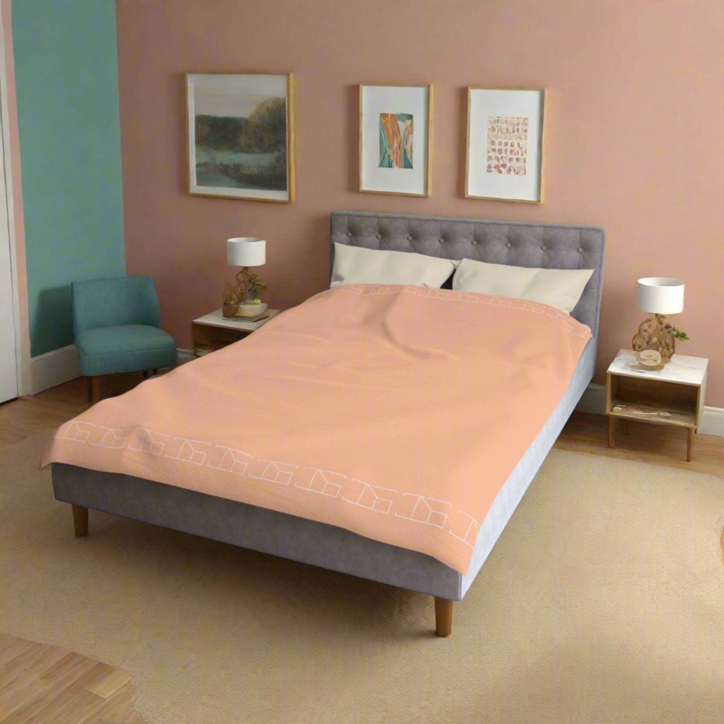 Duvet Cover - Peach