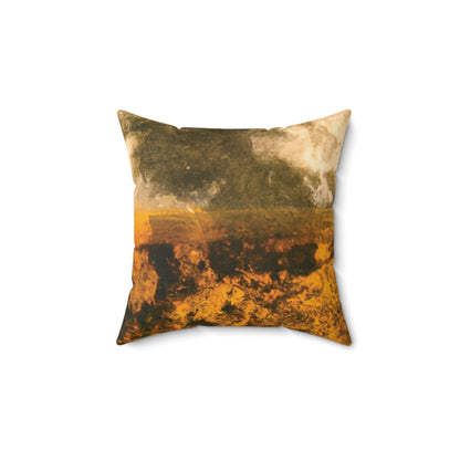 Gilded Twilight Collection - Faux Suede Square Throw Pillow