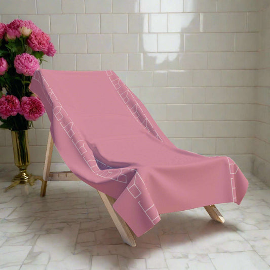 Bath Towel - Vintage Puce Pink