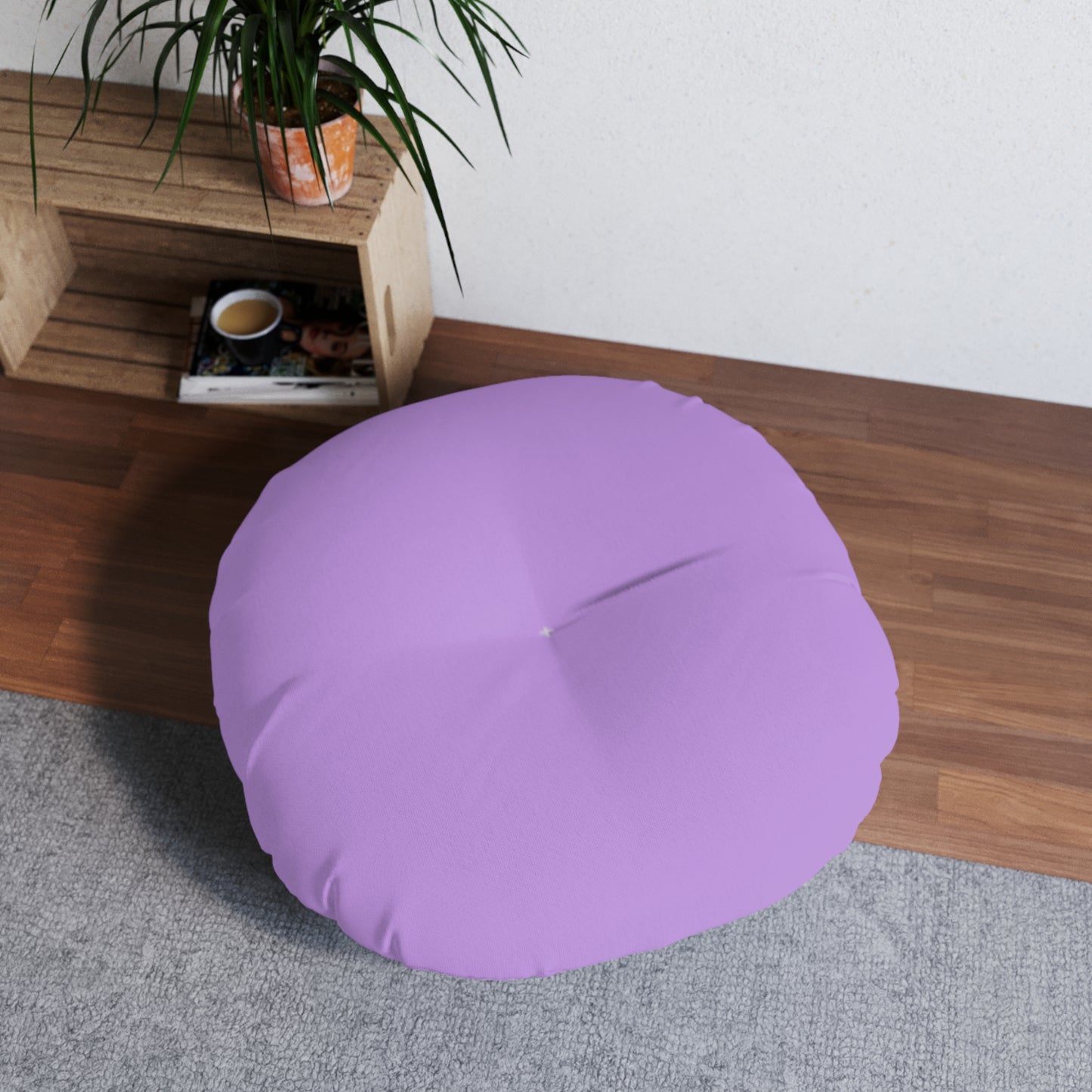 Round Tufted Floor Pillow - Glicine