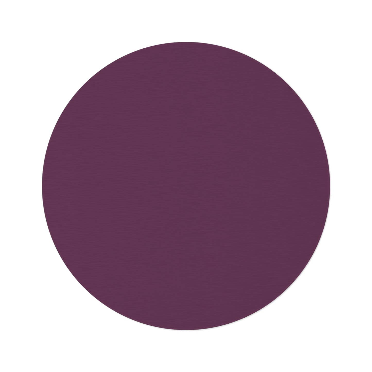 Round Rug - Plum Wine