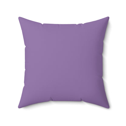 Faux Suede Throw Pillow - Mountain's Lavender