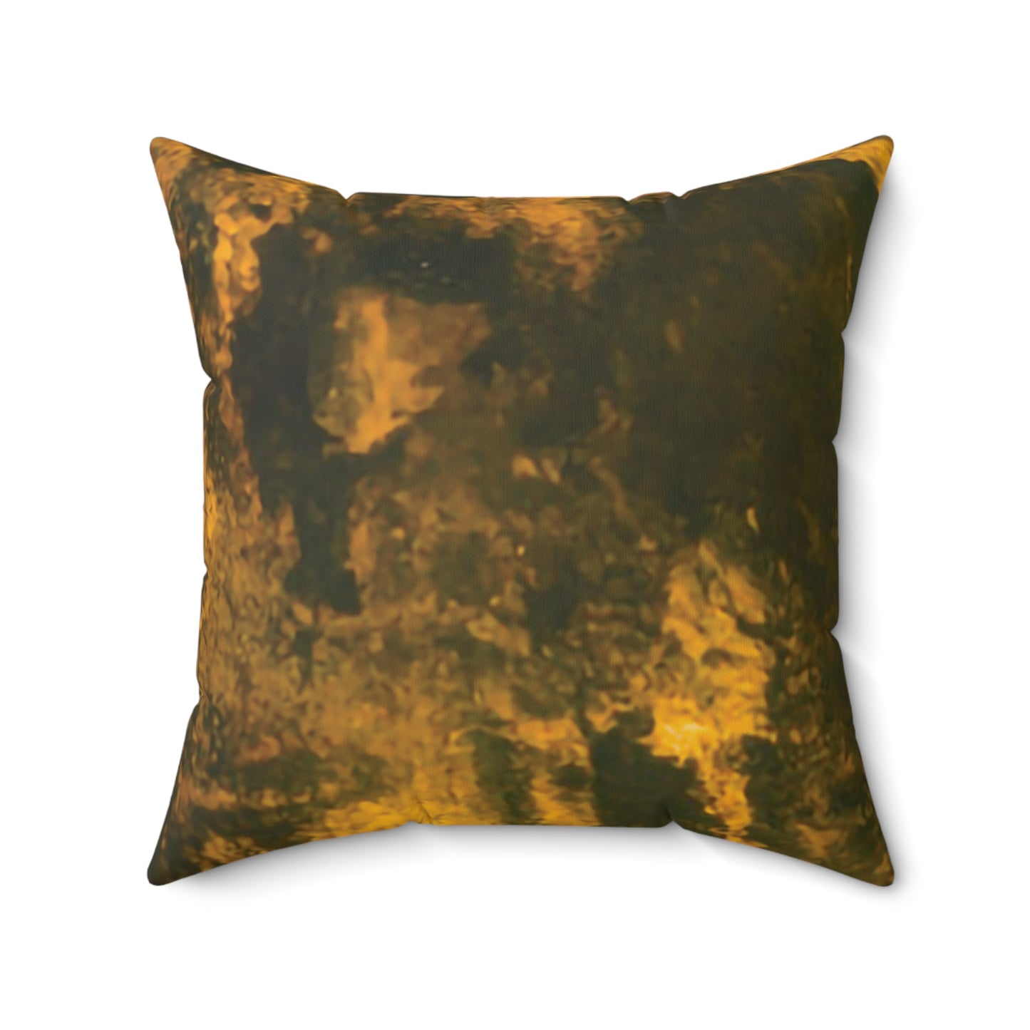 Gilded Twilight Collection - Faux Suede Square Throw Pillow